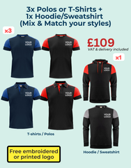 4-Item Printer Prime Premium Workwear Bundle with Free Logo