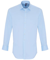 Stretch fit cotton poplin long sleeve shirt PR244