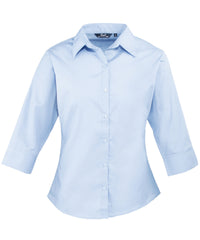 Women's ¾ sleeve poplin blouse PR305