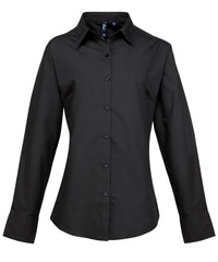 Women's supreme poplin long sleeve shirt PR307