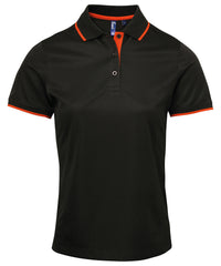 Women's contrast Coolchecker® polo PR619