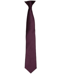 'Colours' satin clip tie PR755