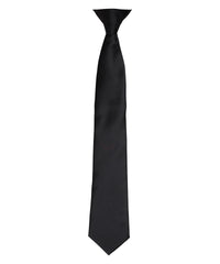 'Colours' satin clip tie PR755