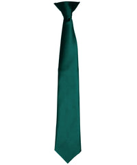 'Colours' satin clip tie PR755