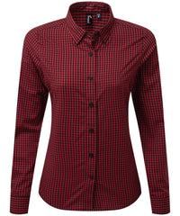 Women's Maxton check long sleeve shirt PR352