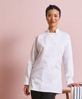 Women's long sleeve chef's jacket