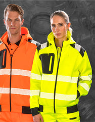 Result Recycled Zipped Safety Hoody