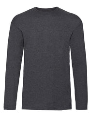 Fruit Of The Loom Men's Valueweight Long Sleeve T-Shirt 61038
