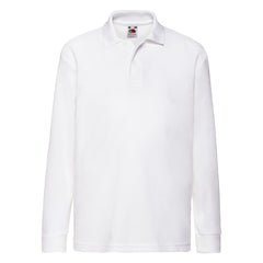 Fruit Of The Loom Kid's 65/35 L/Sleeve Polo 63201