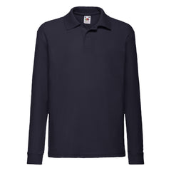 Fruit Of The Loom Kid's 65/35 L/Sleeve Polo 63201