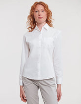 Russell Collection Lady LS PureCot Shirt