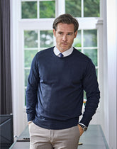 Tee Jays Mens Crew Neck Knitted Sweater