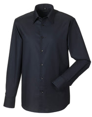 Russell Collection Men's Long Sleeve Tailored Oxford Shirt 922M
