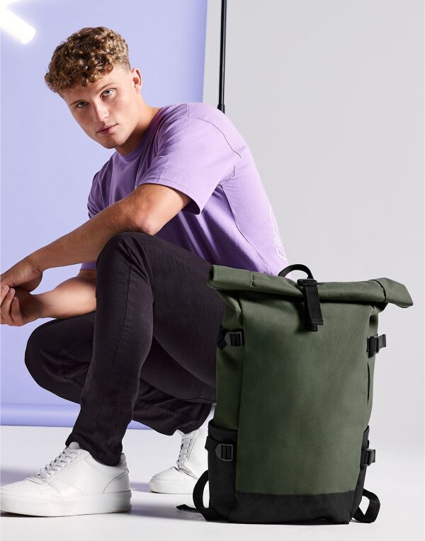 Bagbase Block Roll-Top Backpack