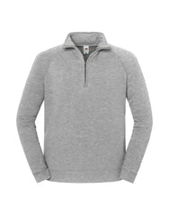 Fruit Of The Loom Iconic Premium Zip Neck Sweat 62288