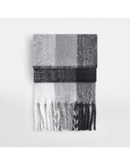 Beechfield Fluffy Check Scarf B494R