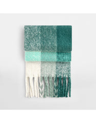 Beechfield Fluffy Check Scarf B494R