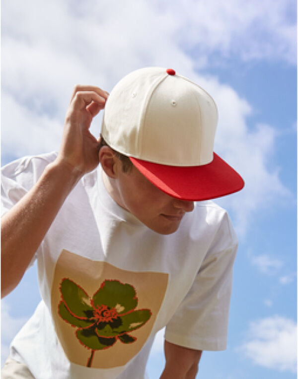 Beechfield Contrast Flat Pk 6 Panel Cap