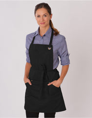 Dennys Le Chef Apron with Metal Eyelets DE113