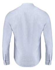 James Harvest Townsend Linen-Blend Shirt