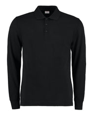Kustom Kit Mens Pique L/S Polo Shirt