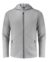 Printer Red Layback Full Zip Hoodie