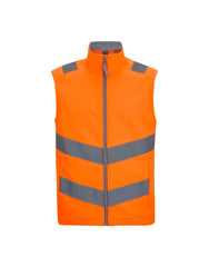 Regatta High Visibility Hi-Vis Pro Contract Ablaze Softshell Bodywarmer TRB201