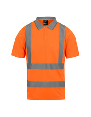 Regatta High Visibility Hi-Vis Pro Contract Polo Shirt (Class 2) TRS271