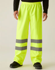 Regatta High Visibility Pro Packaway Overtrousers TRW498
