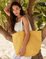 Westford Mill Soft Washed Jute Beach Bag
