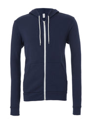 Bella Canvas Unisex Poly-Cotton Fleece Full-Zip Hoodie CA3739
