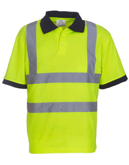 Yoko Hi-Vis Short Sleeve Polo Shirt