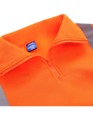 Yoko Hi Vis 1/4 Zip Sweatshirt