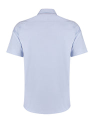 Kustom Kit Mens SS Tailored Oxford Shirt