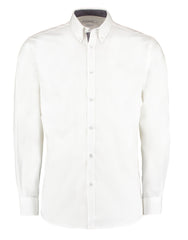 Kustom Kit Mens LS Contrast BDC Shirt