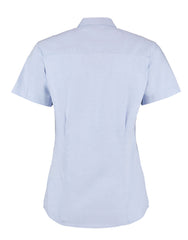 Kustom Kit Lady SS Tailored Oxford Shirt
