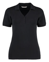 Kustom Kit Ladies Comfortec VNeck Polo