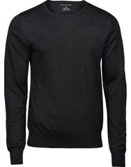 Tee Jays Mens Crew Neck Knitted Sweater
