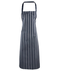 Striped bib apron PR110