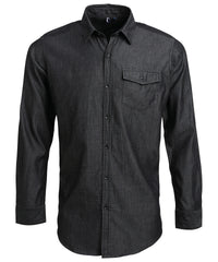 Jeans stitch denim shirt PR222