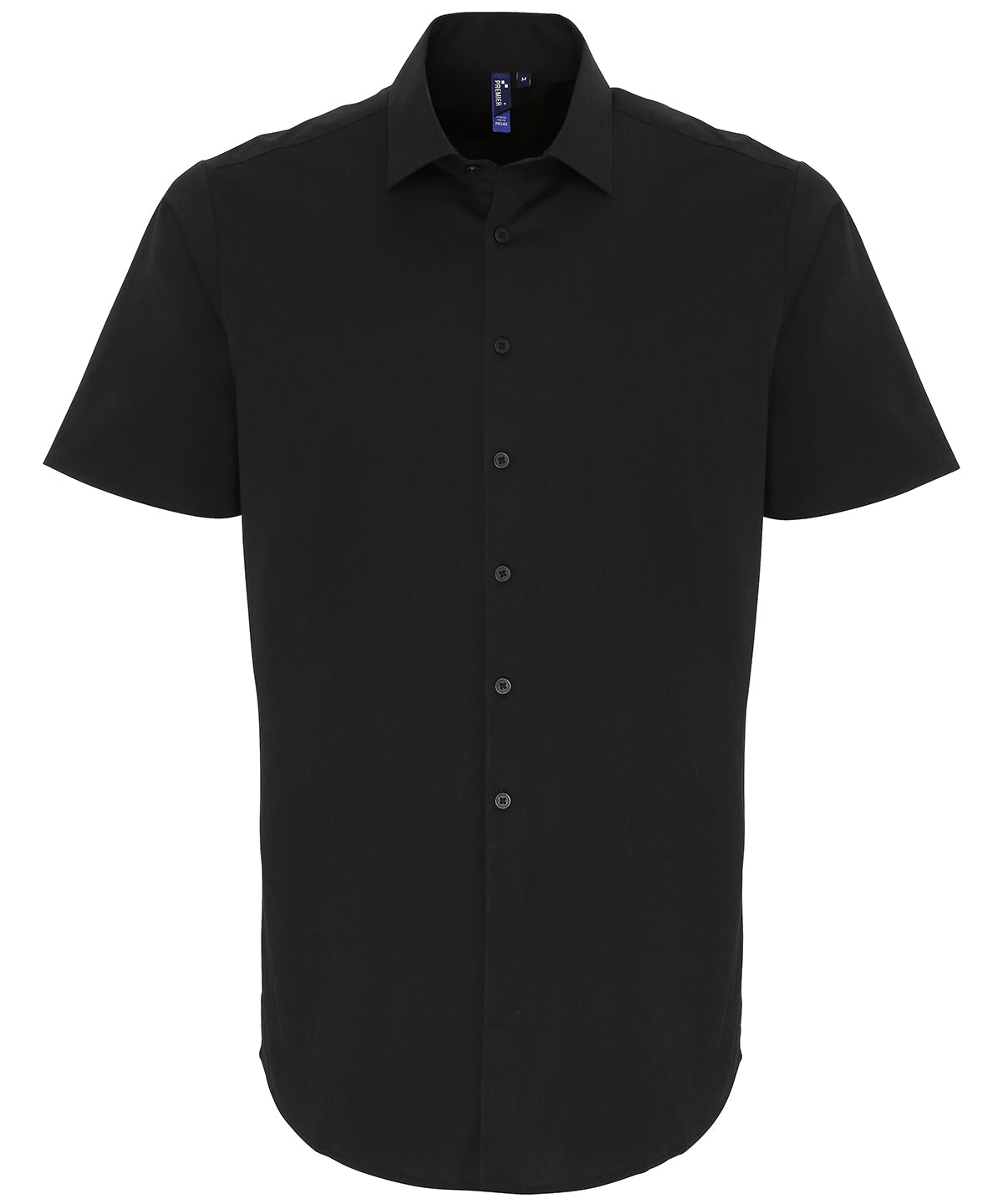 Stretch fit cotton poplin short sleeve shirt PR246
