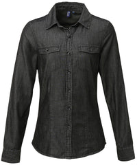 Women's jeans stitch denim shirt PR322