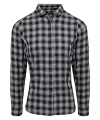Women's Mulligan check cotton long sleeve shirt PR350