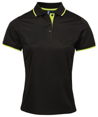 Women's contrast Coolchecker® polo PR619
