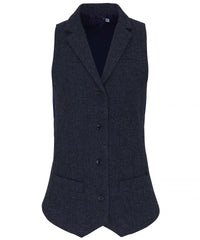 Women's herringbone waistcoat PR626