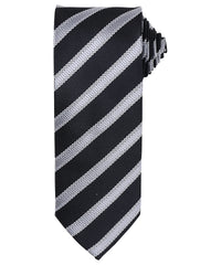 Waffle stripe tie PR783
