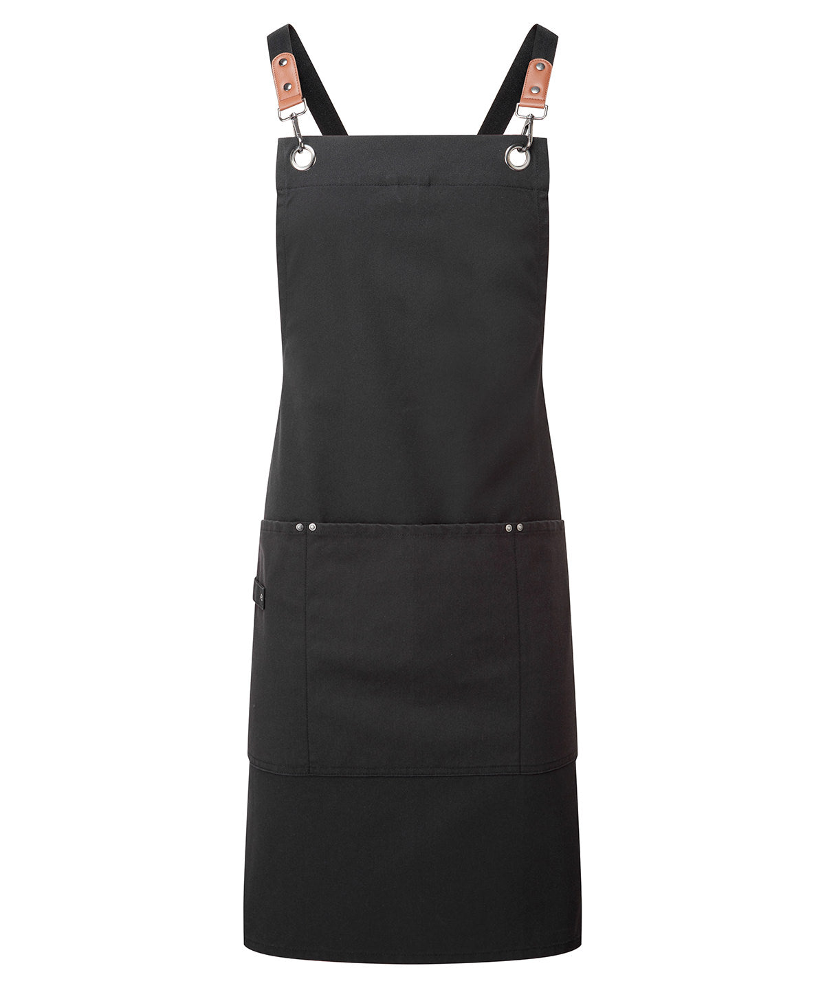 Clip ‘n’ Clasp cross-back bib apron PR182