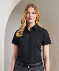 Women's supreme poplin short sleeve shirt