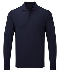 ‘Essential’ unisex long sleeve workwear polo shirt PR997