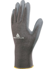Delta Plus Polyester Knitted Gloves- PU Palm VE702PG